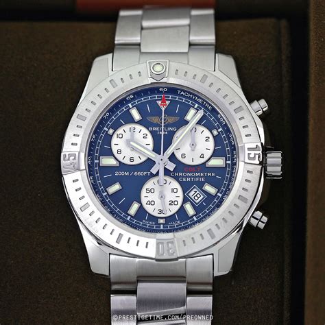 breitling colt chronograph ss|Breitling colt chronograph used.